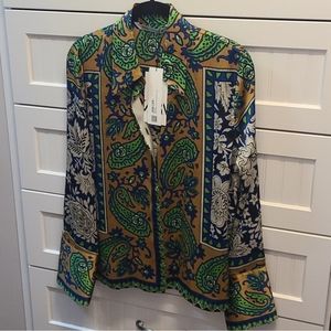 Zara Silk Blouse